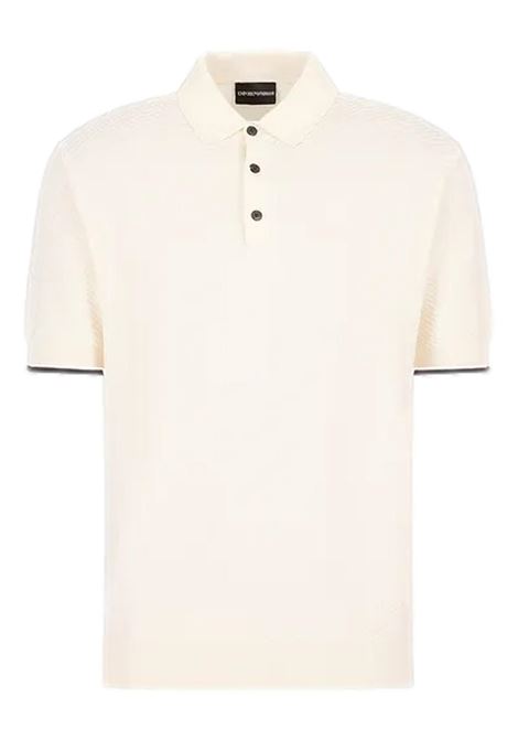 Polo in maglia punto fantasia EMPORIO ARMANI | Maglie | 3D1MXM 1MPGZF110